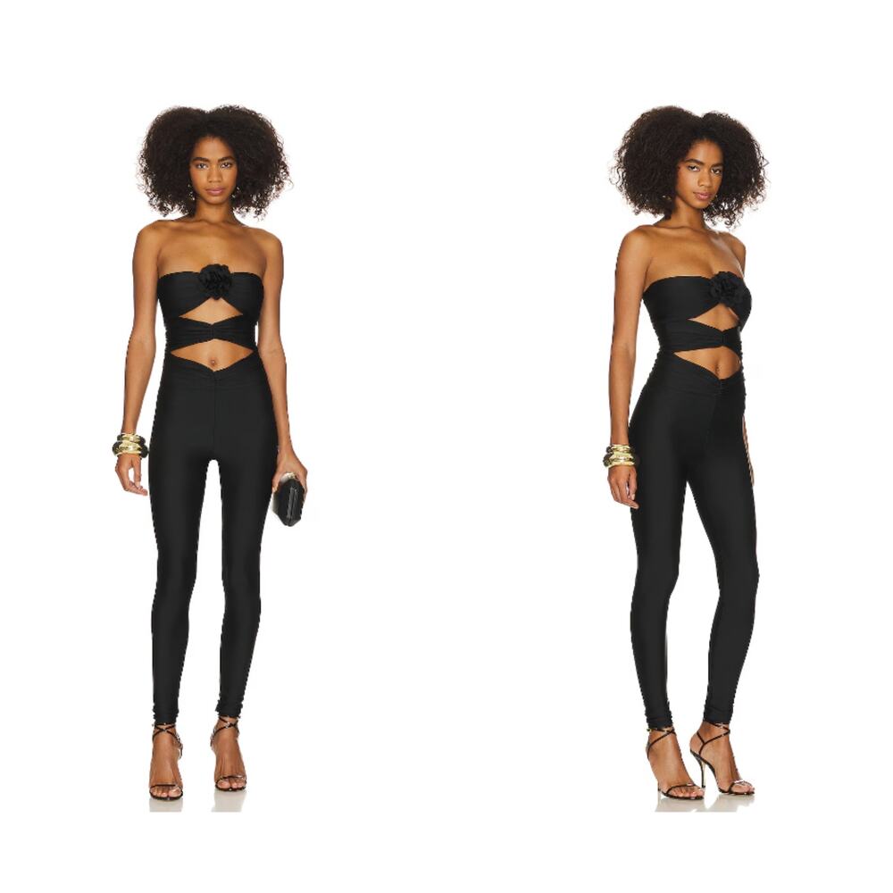 Ronny Kobo X Revolve Amir Jumpsuit in Black